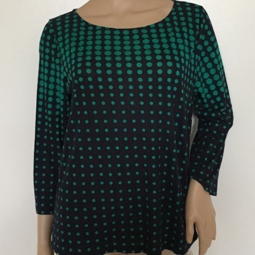 J-Crew Stretch Polka Dot Women’s Size L